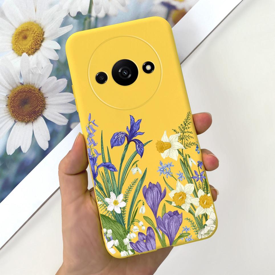 Для чехла Xiaomi Redmi A3 Женская мода Девочковый Цветок Бабочка Бампер Для Xiaomi Mi A3 Mia3 RedmiA3 Чехол Мягкий Силикон