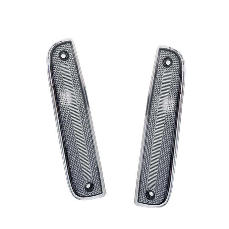Clear / Smoked Lens Car Front Side Corner Parking Marker Light Cover Housings Kit For 1997-2001 Jeep Cherokee No Bulb / Socket