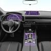 Для Mazda CX-50 -2024 Прозрачная защитная пленка из ТПУ для центральной консоли автомобиля, антицарапающая наклейка