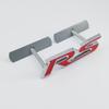 3D Metal Logo RS Emblem Letters Car Front Grille Badge Rear Trunk Sticker For Honda Civic City Fit Shuttle Jazz Car Acceessories