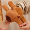Cute Capybara Clap Circle Soft Animal Wristband Capybara Plush Bracelet| Cartoon Slap Bracelets for Car Decoration Stuffed Animal Gift
