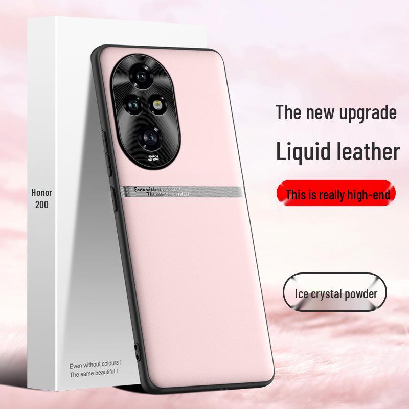Защитный чехол Liquid Leather Anti-Fall, Anti-Fouling для мобильного телефона Honor 200