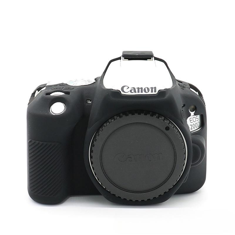 Силиконовый чехол для камеры Canon EOS 200D - Сумка для зеркальной камеры и защитный силиконовый чехол для 200D