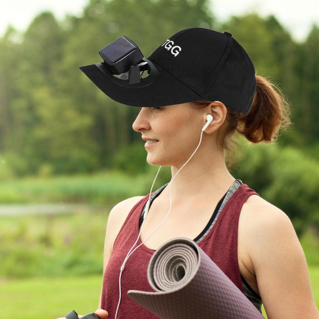Solar Fan Hat Summer Fan Cooling Baseball Hat Summer Camping Hiking Travel Hat Sunscreen Sunshade Hats For Outdoor Camping