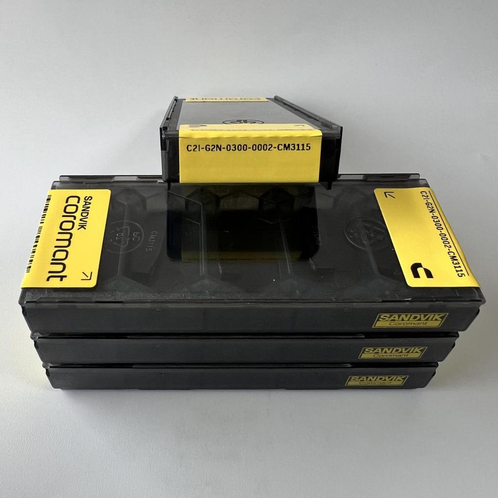 SANDVIK / C2I-G2N-0300-0002-CM 3115 / Original Swedish hard alloy blade 5 Pcs