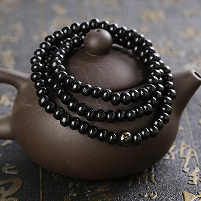 6/8 мм натуральный сандаловое дерево буддийский Будда медитация бусины браслет для женщин и мужчин