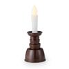 (Made In Japan, Auto-Off, Flameless Candle) LED Candle for Buddhist Altar, Electric Candle, LED Candle, Safe, LED Candle for Buddhist Altar, Brown