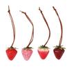 Strawberry Charm Keychain Adorable Pendant Perfect For Phone Lanyard Bag Accessories