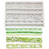 1Pc Baroque Fondant Molds Scroll Border Lace Silicone Molds Curlicues Gum Paste Candy Chocolate Molds For Cake Decorating
