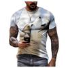 3D Casual Dog Print T Shirt Men Women Summer Animal Tee Man O Neck Short Sleeve Loose Tops Breathable Couples T Shirts