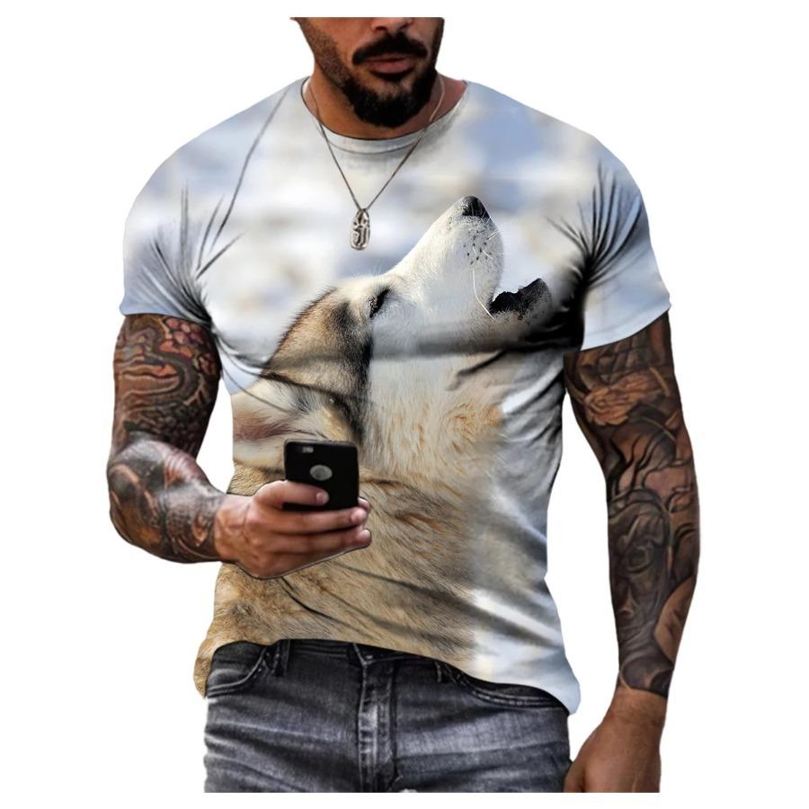3D Casual Dog Print T Shirt Men Women Summer Animal Tee Man O Neck Short Sleeve Loose Tops Breathable Couples T Shirts