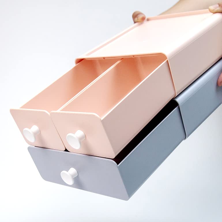 Livinbox Настольная безделушка Настольный органайзер Настольная безделушка Лекарства Офисные принадлежности Мелкие предметы Штабелируемый и Коробка, Ящик, Двухуровневый органайзер, Коробка,