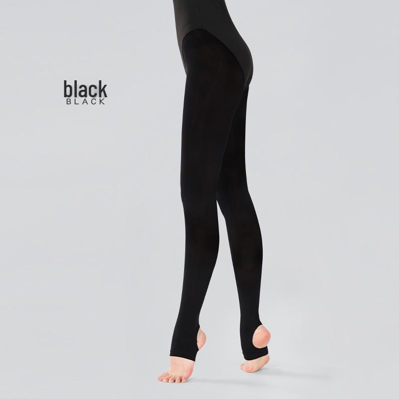 Танцевальные носки для девочек: Профессиональные тренировочные колготки, тонкие бархатные балетные колготки с закрытым носком