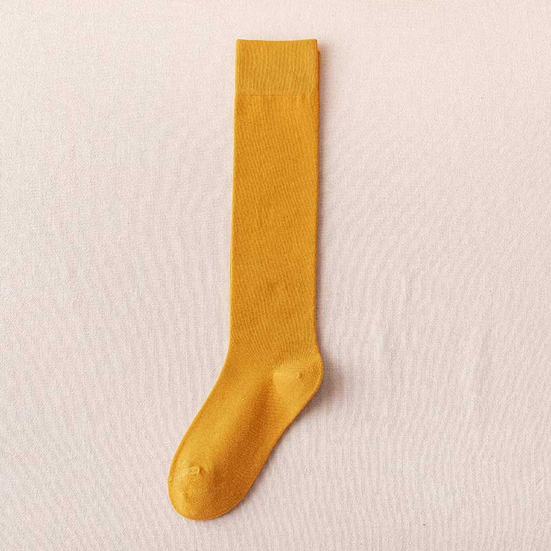 Женские гольфы, хлопковые зимние теплые носки, белые, черные вечерние сексуальные длинные носки для танцев, модные носки до середины икры