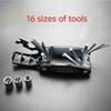 16 In 1 Multi Functional Portable Screw Tool Set for Motorcycle Accessories Bike Furniture Maintenance Tools Hexagon Wrench Set