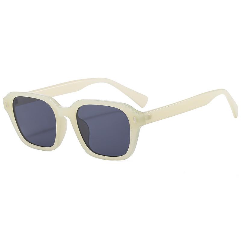 Солнцезащитные очки Wind Retro Black Square Round Face Thin Sunglasses Womens Round Face High-End Street Glasses Sunglasses