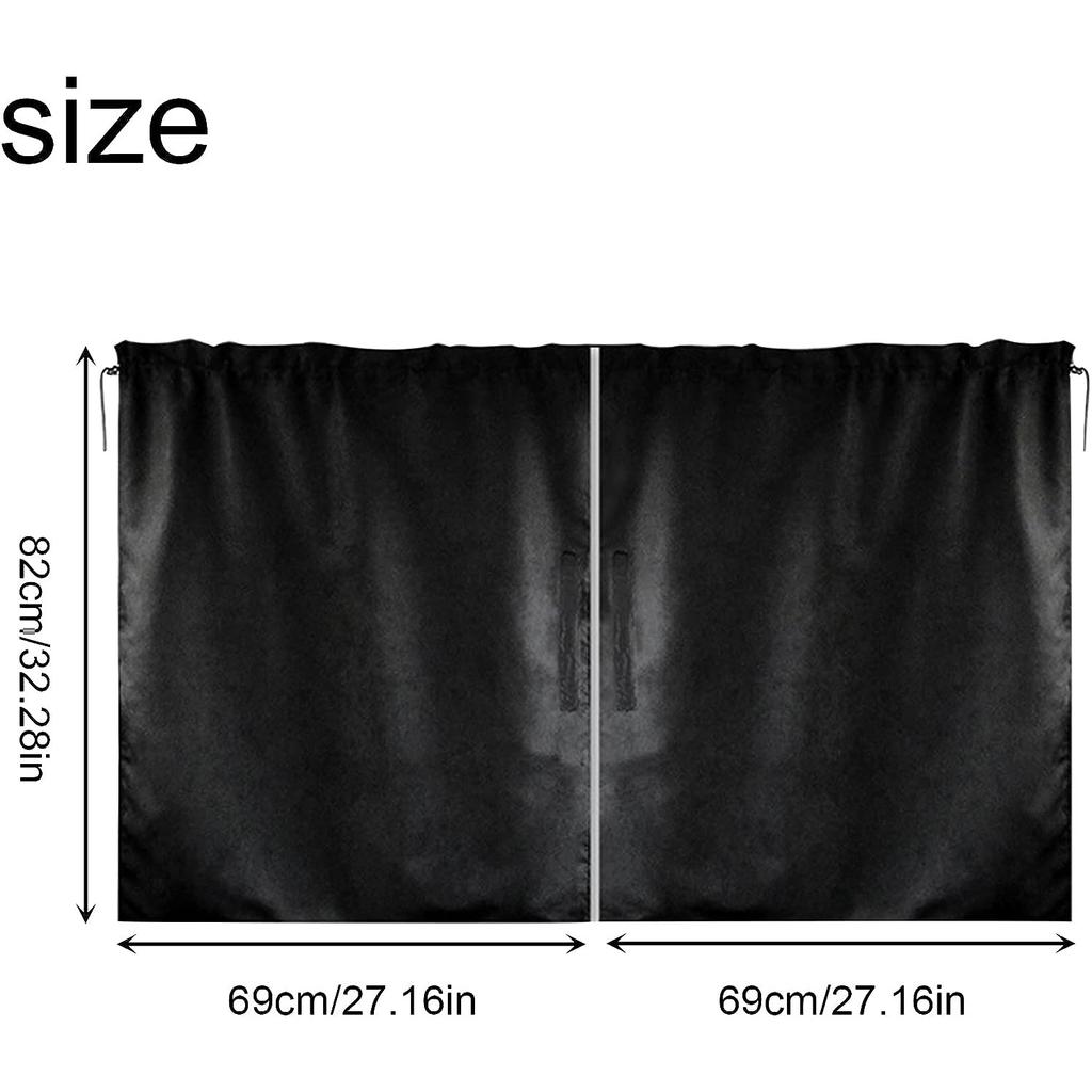 Car Divider Curtain Sun Protection Car Curtain Travel Privacy Removable Front and Rear Car Interior Divider Curtain Sun Visor Heat Protection