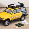 Новый 1:24 Toyota Land Cruiser LC80 Модель автомобиля из литого металла Игрушечный внедорожник Модель автомобиля Моделирование Звук и свет Детский подарок