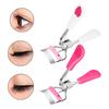 Щипцы для завивки ресниц, длительный изгиб, супер широкоугольная кривизна, персиковое сердце, веерная форма, подъемник для ресниц с расческой, принадлежности для макияжа