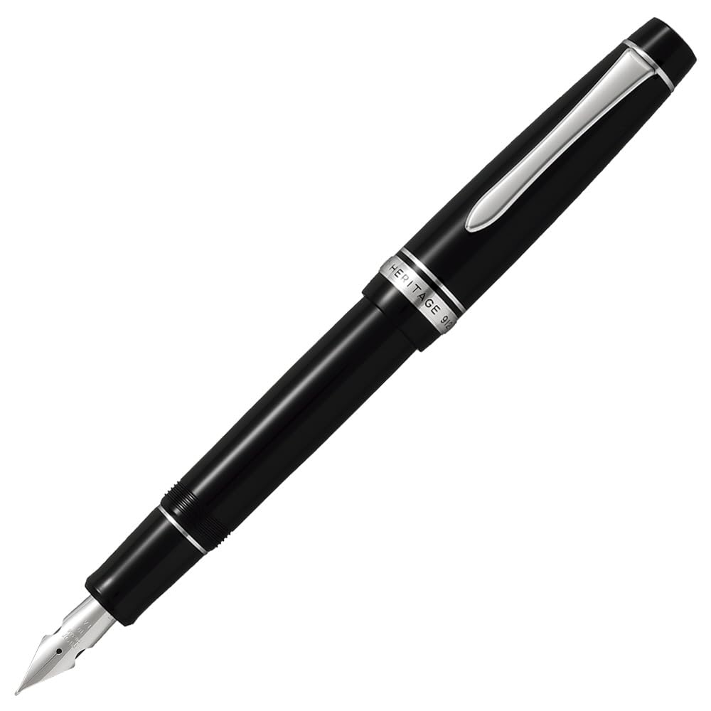 Перьевая ручка PILOT Custom Heritage 912 Fulkān FA (Супер мягкий) Черный FKVH2MRBFA