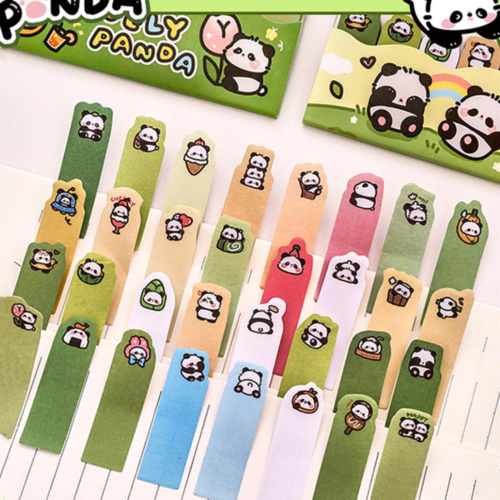 1 шт. Кавайный мультяшный панда блокнот закладка канцелярские принадлежности флаги индекс вкладка клейкие заметки этикетки бумажные наклейки