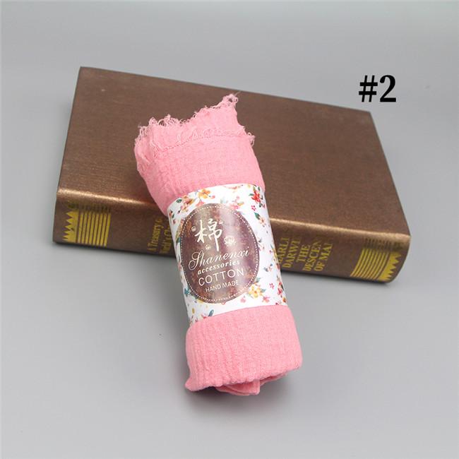 Wholesale Price 70*180cm Women Muslim Crinkle Hijab Scarf Femme Musulman Soft Cotton Headscarf Islamic Hijab Shawls and Wraps