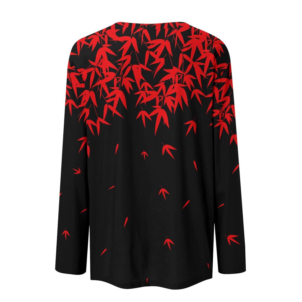 Рубашки с длинным рукавом для женщин, милые футболки с графическим принтом, блузки, повседневные базовые топы больших размеров, пуловеры