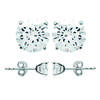 [L5025] - Silver Earrings 'Essentiel' Silver White (rhodium-plated) - 6 Mm