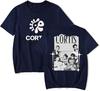 Футболка с коротким рукавом унисекс CORTIS Team Fan Support Merch с графическим принтом в стиле K-Pop для мужчин и женщин, фанатов K-Pop