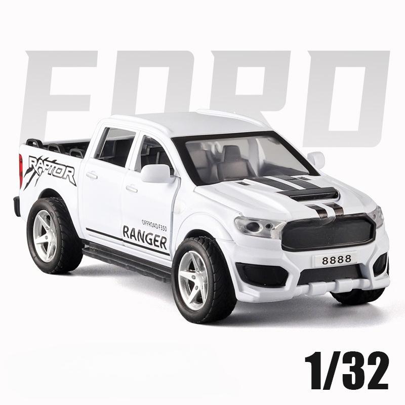 1:32 Raptor F350 Off Road Pickup Truck Alloy Diecast Model Car Toy Car Collection Hobby Decoration Holiday Boy
