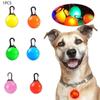 Waterproof Pet Dog Cat Collar LED Night Clip Tag Flashing Light Luminous K2Y6