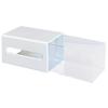Storage Box Wall-Mounted Punch Free Dustproof Toothpick Cotton Swabs Makeup Storage Case Bathroom Supplies