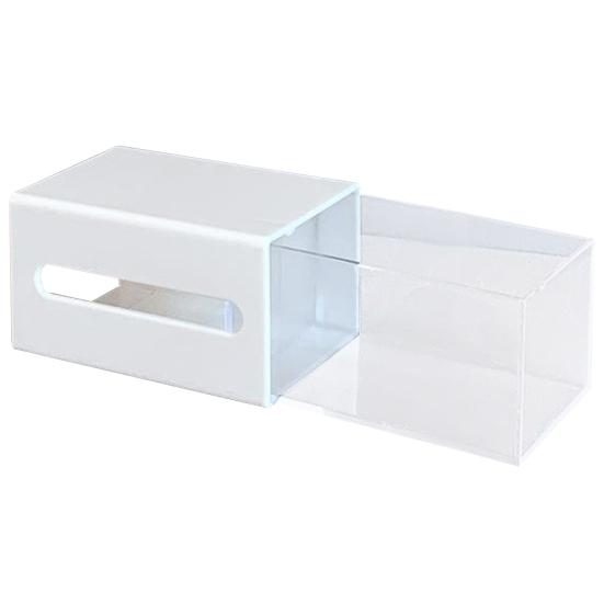 Storage Box Wall-Mounted Punch Free Dustproof Toothpick Cotton Swabs Makeup Storage Case Bathroom Supplies