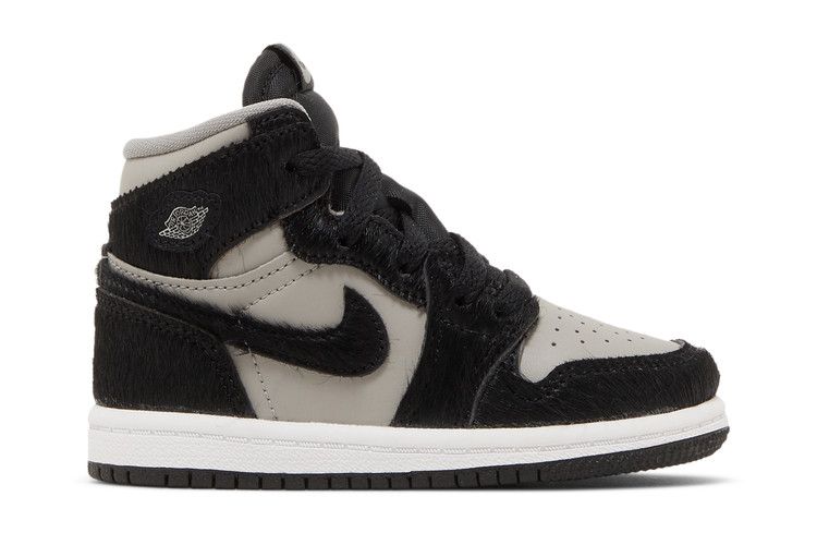 Kids' Sneakers Nike Jordan 1 Retro High OG Twist 2.0 Medium Grey (TD) Medium Grey/Black/White