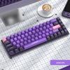 68-клавишная трехрежимная RGB-клавиатура с русской прокладкой, проводная механическая игровая клавиатура