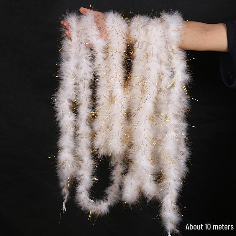 Красочные полоски перьев индейки для поделок и рождественских украшений