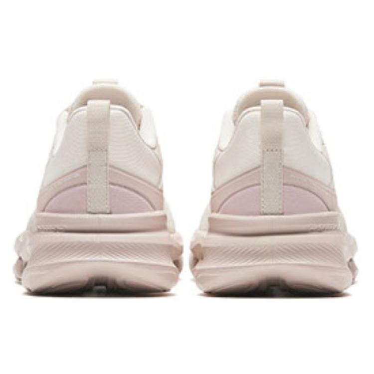New Anta Cushioning Anti Slip And Wear Resistant Low Top Training Shoes Women's White Pink 122337711-2