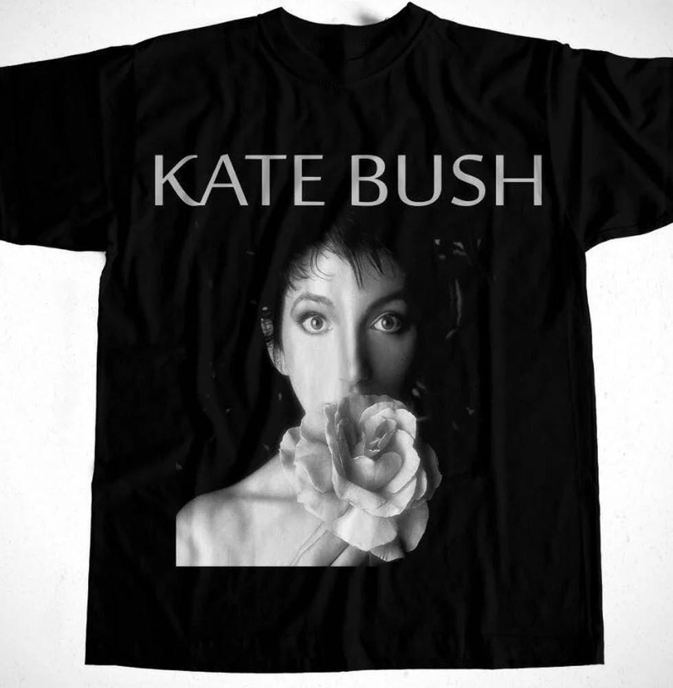 Мужская футболка Kate Bush Черная хлопковая футболка Все размеры от S до 5XL Унисекс футболка