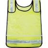 TRUSCO Adjustable Shoulder Bib Mesh Vest, Yellow, TMNV-Y