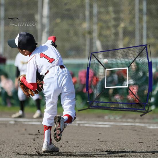 Бейсбольная мишень для удара Сетка Регулируемая точность зоны удара Мишень для подачи для любителей бейсбола Тренировка ударов Метание Ватина Ловля ловли