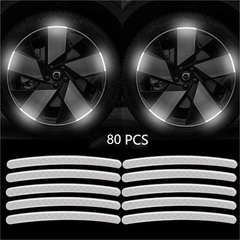 accessories Originality Motorcycle Tyre Warning Stickers Decorative Strips Hub Reflective Sticker