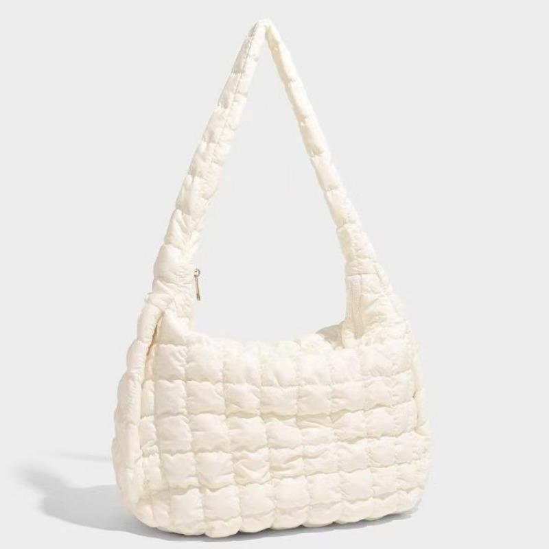 Air Down Cotton Bag, Bubble Cloud Bag, Pleated Diamond-shaped Single-shoulder Bag, Versatile Crossbody Bag