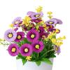 Artificial Flower Pot Chrysanthemum Desktop Decor Plastic Everlasting Fake Potted Plant
