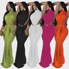 Women's European & American Style Sexy Sleeveless Slit Dress - Plus Colors Available