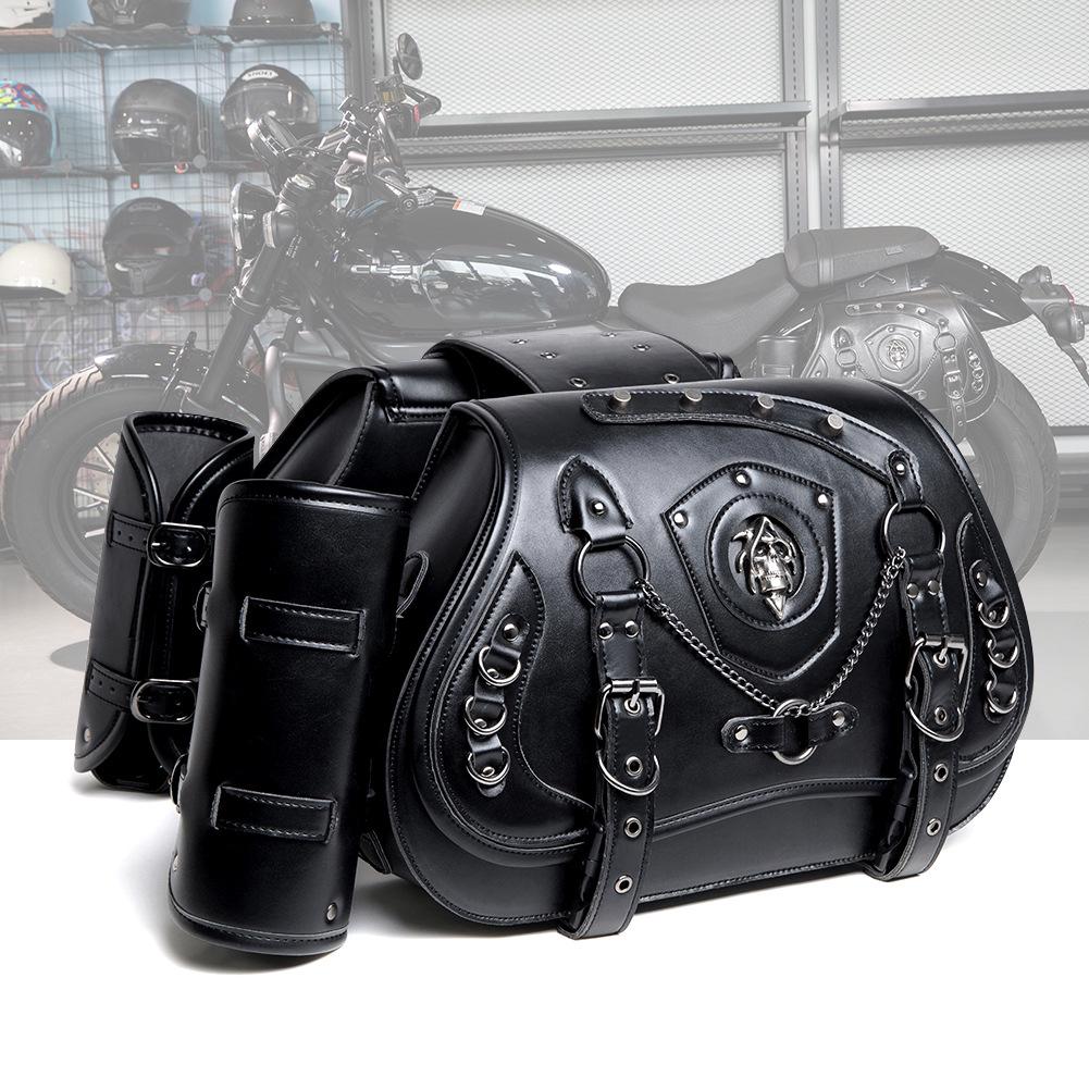 European & American Retro Harley Motorcycle Side Bags - Large Capacity Accessories & Modification Equipment
