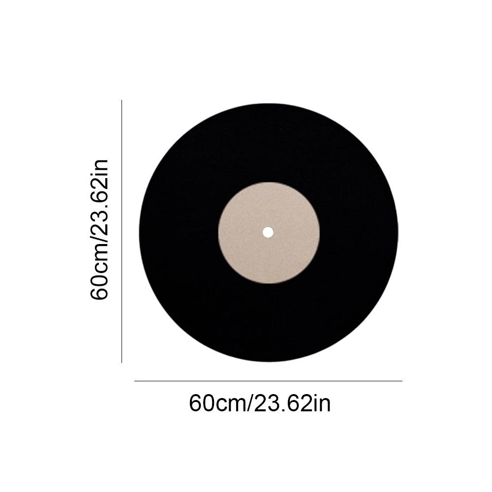 Round Record Pattern Felt Board Music Wall Decoration Message Board Study Dormitory