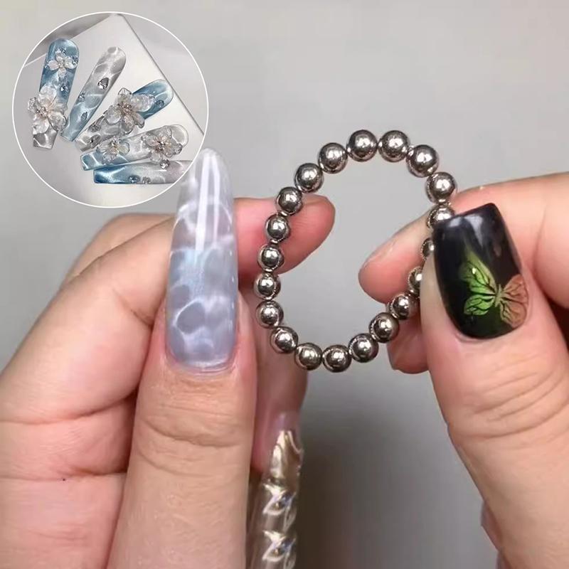 20Pcs/Set Small Round Magnet Beads For Cat Eye Painting Nails Art Design Gel Polish Nail Magnet Tool Diy&Salon Accessor