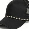 3pcs/Set Detachable Cap Charms Zinc Zinc Alloy Stainless Steel Rolo Chain Hip Hop DIY Hat Chain  Themed Events