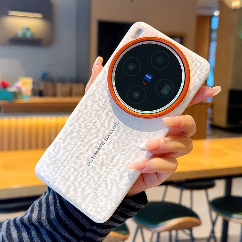 Роскошный Чехол с Дизайном из Кожи с Текстурой Крокодила Для VIVO X300 Ultra X300s X300 Pro x200s X200 pro mini Тонкий Красный Чехол-Кольцо для Камеры