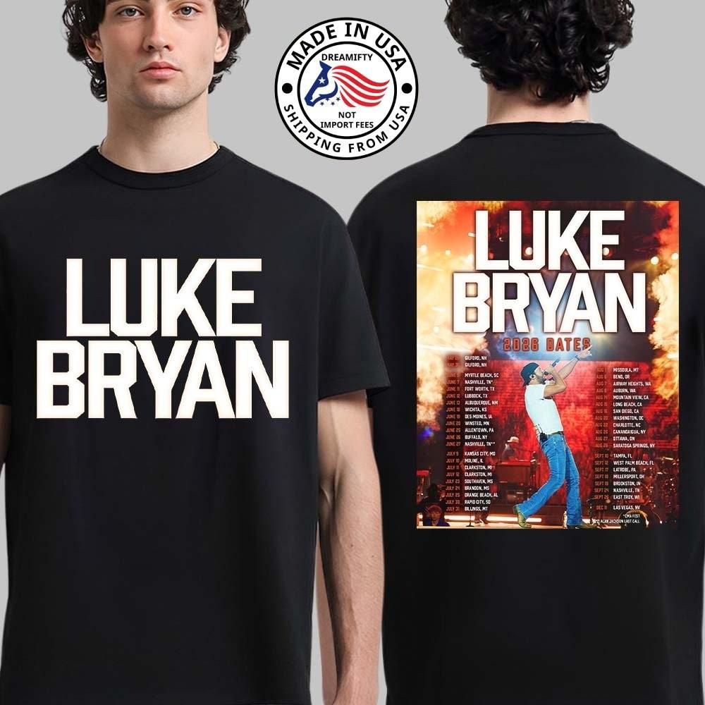 Luke Bryan 2026 Word On The Street Tour Concert Unisex T-Shirt